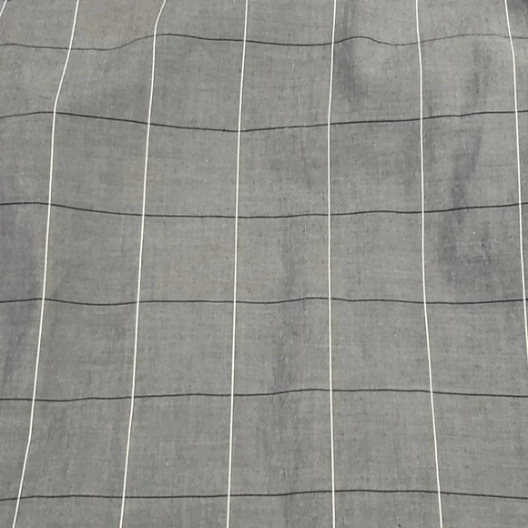 Au  Noir Mens Button Down Long Sleeve Dress Shirt,Size 4,Gray. - Picture 8 of 9